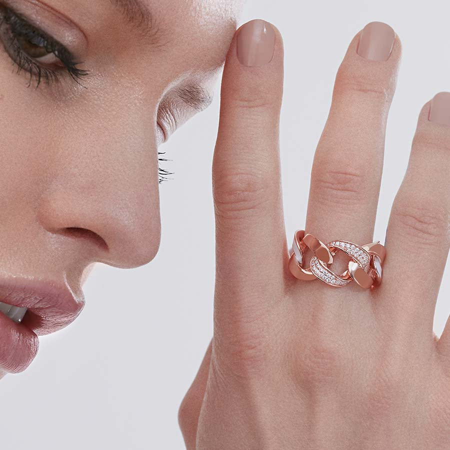Eva RZEV31B rose gold link bracelet