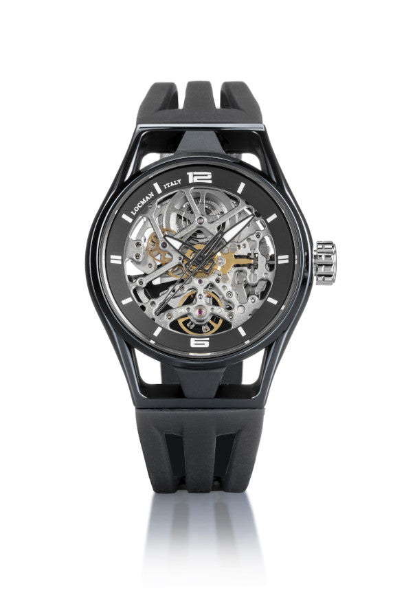 Orologio Locman Montecristo Scheletrato Automatico 0538K01S-BKBKGYSK