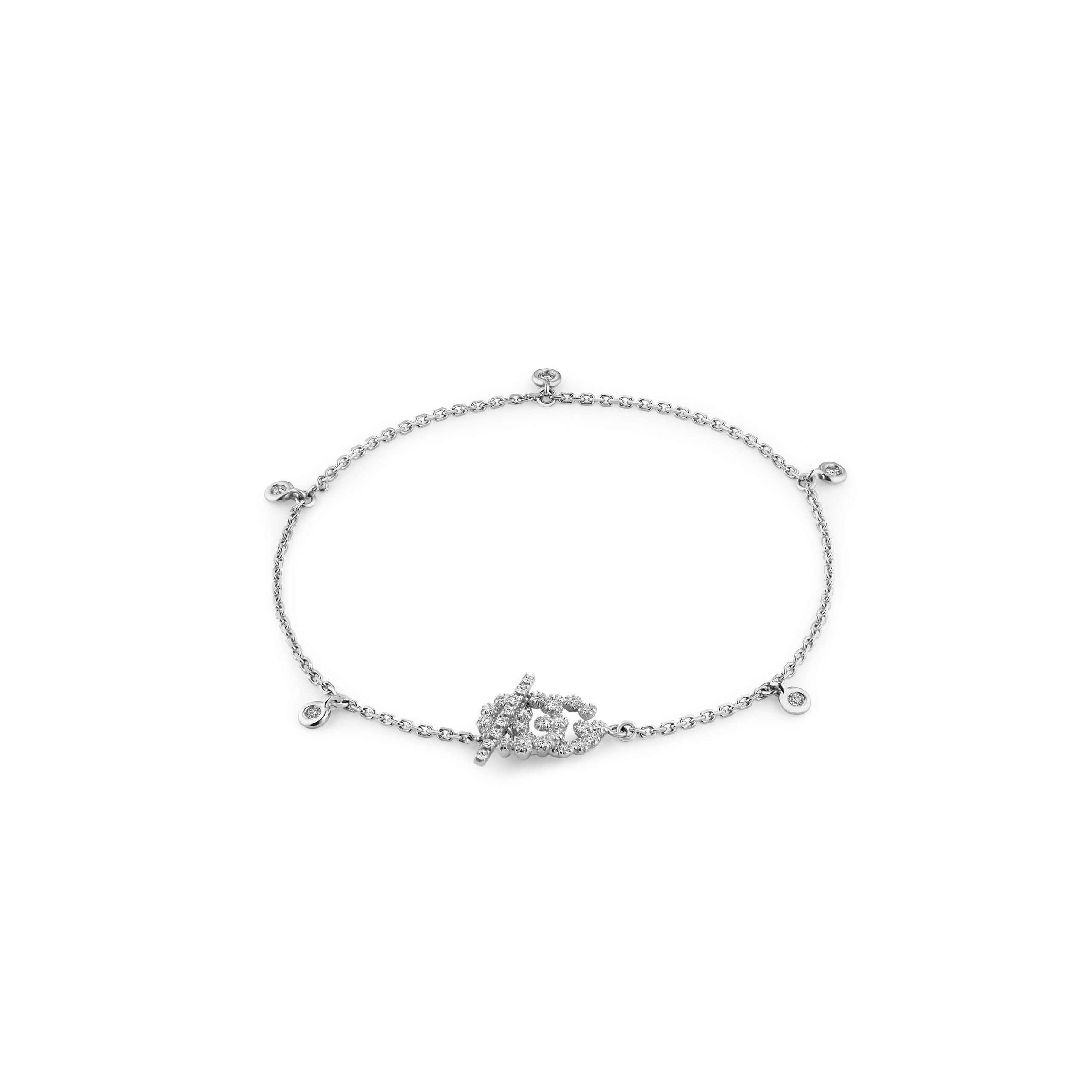Bracciale Gucci Running G Diamanti  YBA481671002018