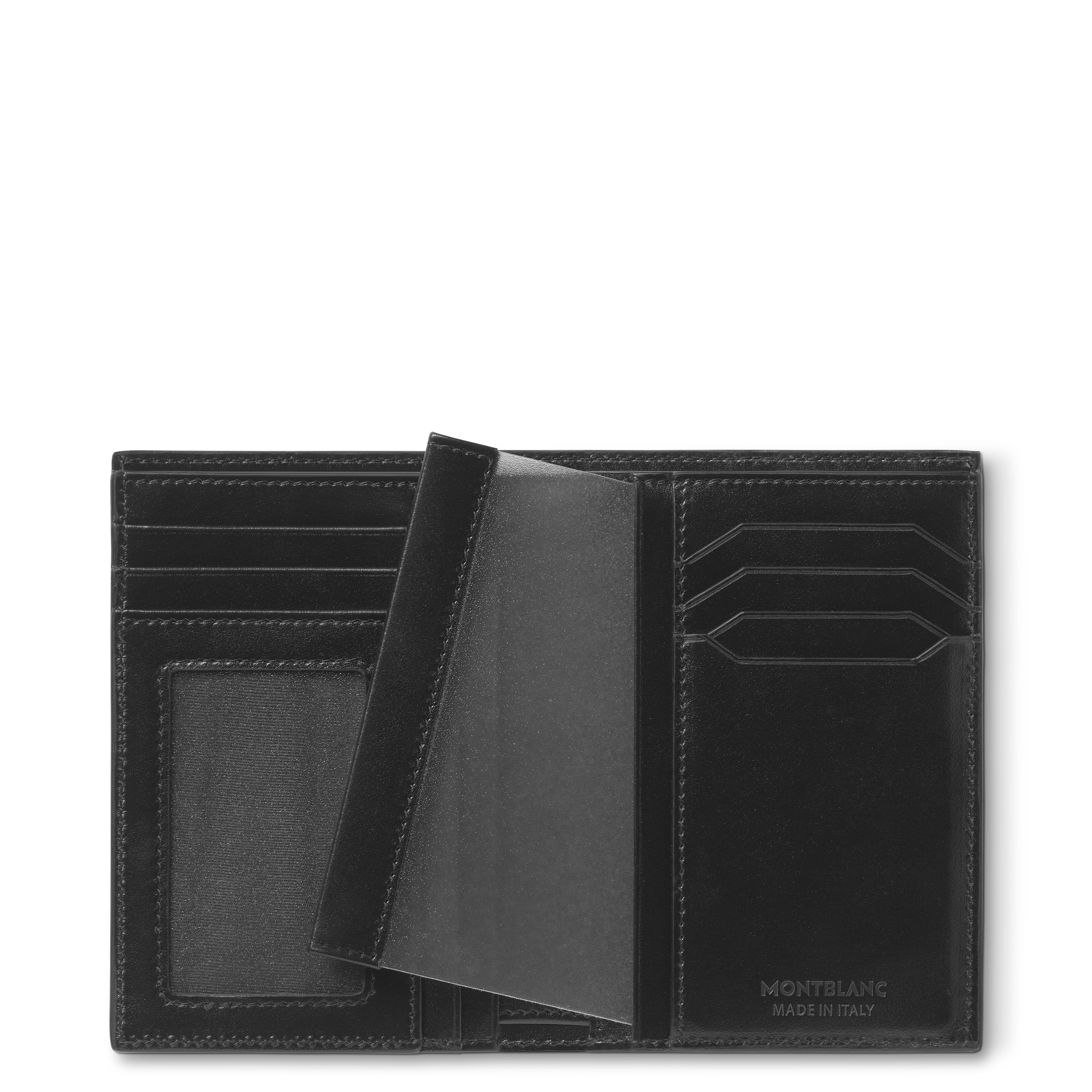 Montblanc portafoglio 7 tasche con portadocumento 198380